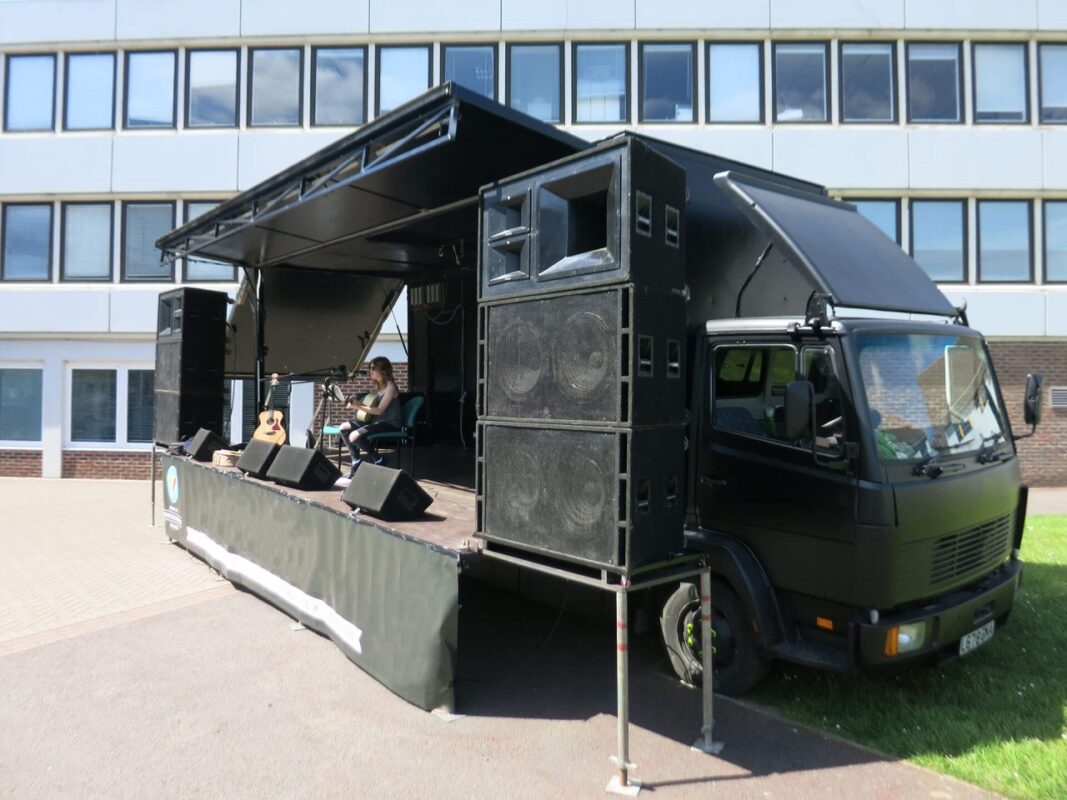 Mobile Stage Truck Setup (4)